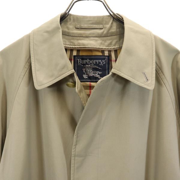 Burberrys 80s Vintage Khaki Bal Collar Coat