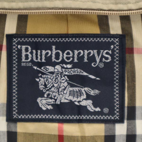 Burberrys 80s Vintage Khaki Bal Collar Coat