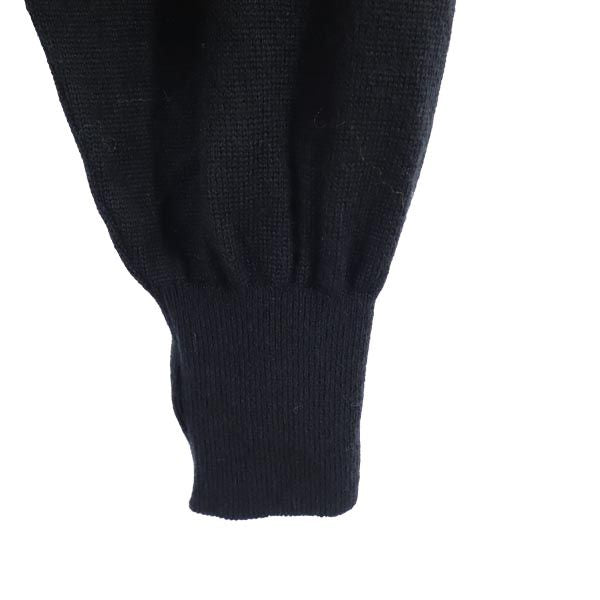 PUBLIC TOKYO Long Sleeve Wool Blend Dress Black Size FREE