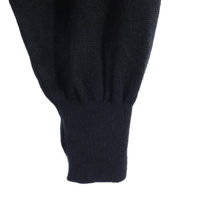 PUBLIC TOKYO Long Sleeve Wool Blend Dress Black Size FREE