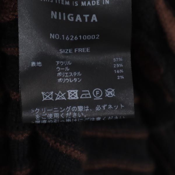 PUBLIC TOKYO Long Sleeve Wool Blend Dress Black Size FREE
