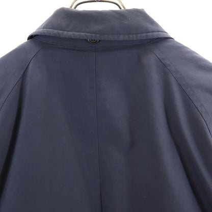 Burberrys 90s Japan Down Liner Balmacaan Coat Navy Size LA