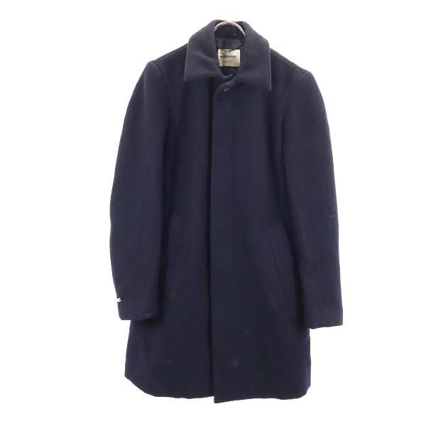 Markaware Japanese Balmacaan Coat Navy Size 2