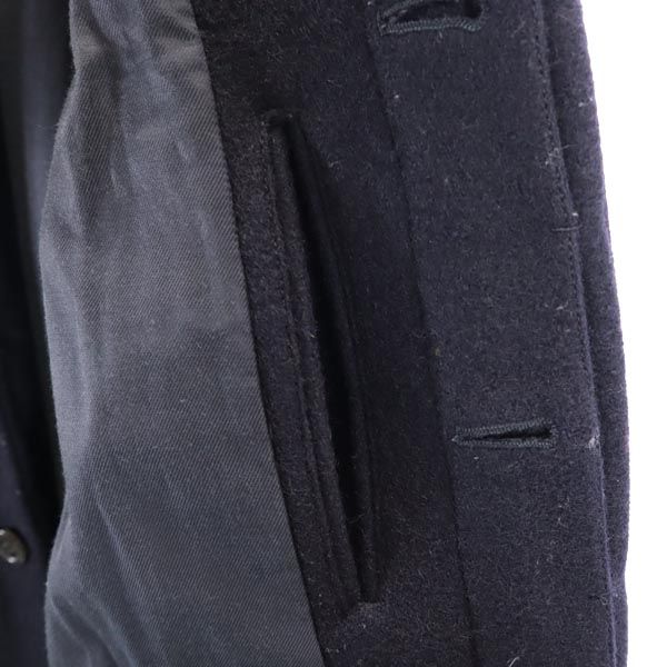 Markaware Japanese Balmacaan Coat Navy Size 2