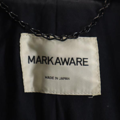 Markaware Japanese Balmacaan Coat Navy Size 2