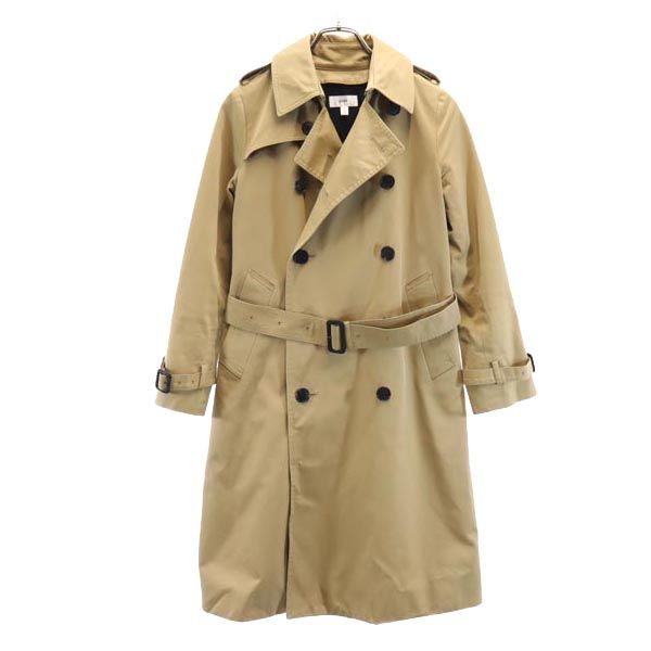 HYKE Lined 2-Way Trench Coat Beige Size 1