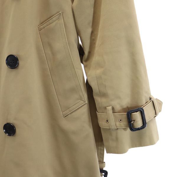 HYKE Lined 2-Way Trench Coat Beige Size 1