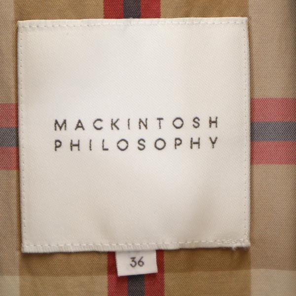MACKINTOSH PHILOSOPHY Trench Coat Navy Size 36