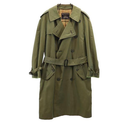 Burberrys 80s 90s Vintage Khaki Trench Coat Size L