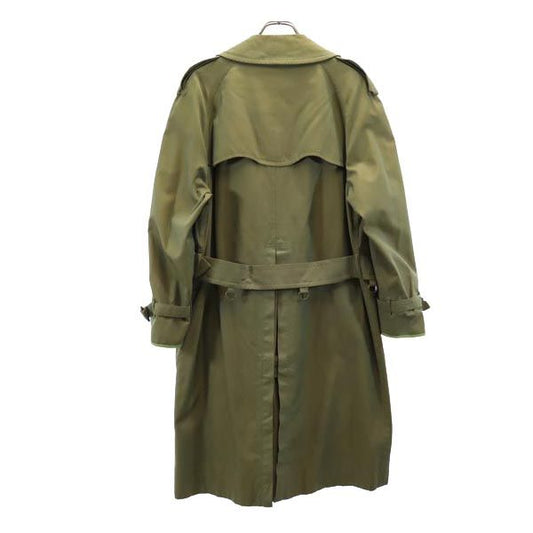 Burberrys 80s 90s Vintage Khaki Trench Coat Size L