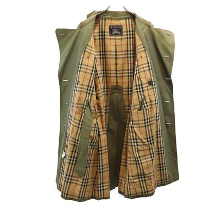Burberrys 80s 90s Vintage Khaki Trench Coat Size L