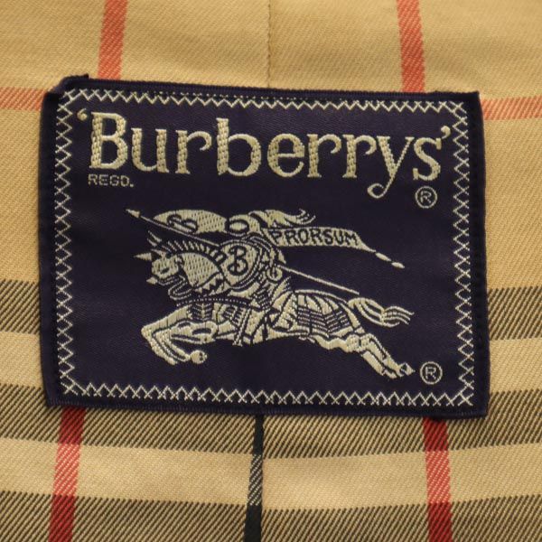 Burberrys 80s 90s Vintage Khaki Trench Coat Size L