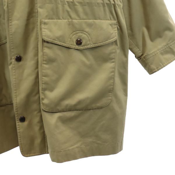 Burberrys 90s Vintage Lined Beige Balmacaan Coat Size L