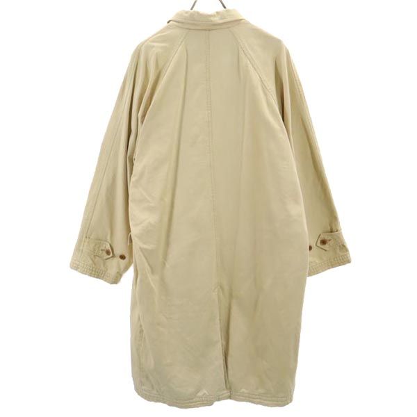 BARACUTA Green Label Balmacaan Coat Beige Size M