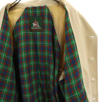 BARACUTA Green Label Balmacaan Coat Beige Size M