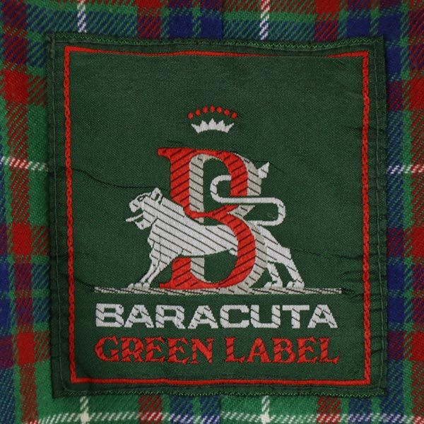 BARACUTA Green Label Balmacaan Coat Beige Size M