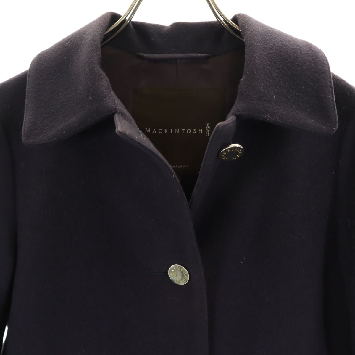 Mackintosh Made in Scotland Wool Balmacaan Coat Size 32