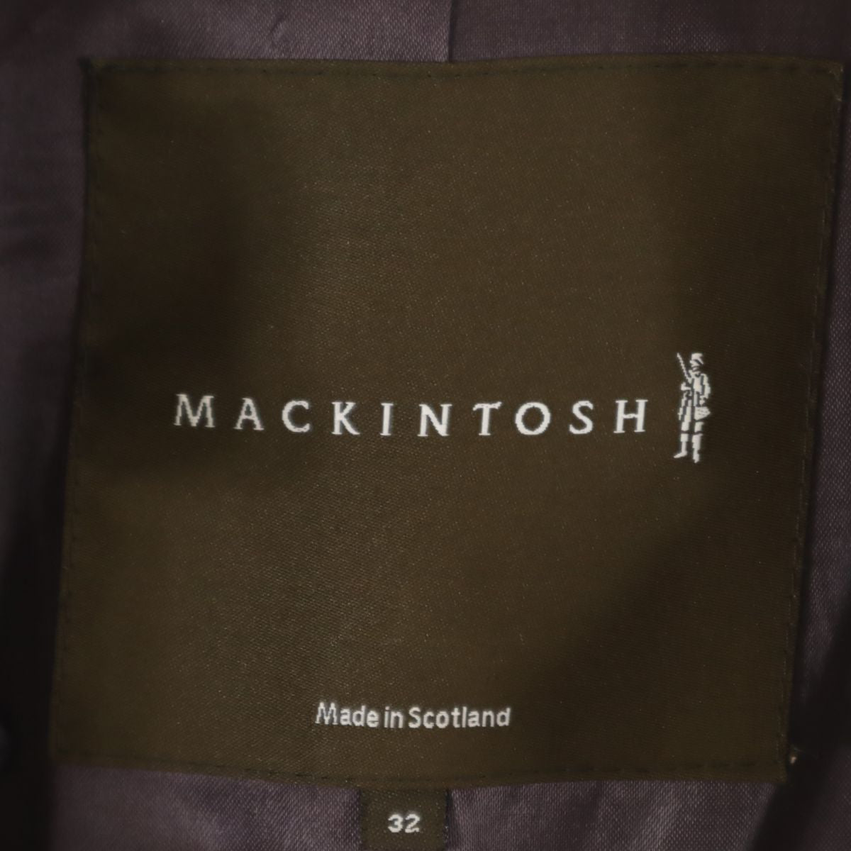 Mackintosh Made in Scotland Wool Balmacaan Coat Size 32