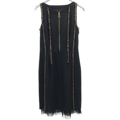 LOEWE Black Chain Midi Dress