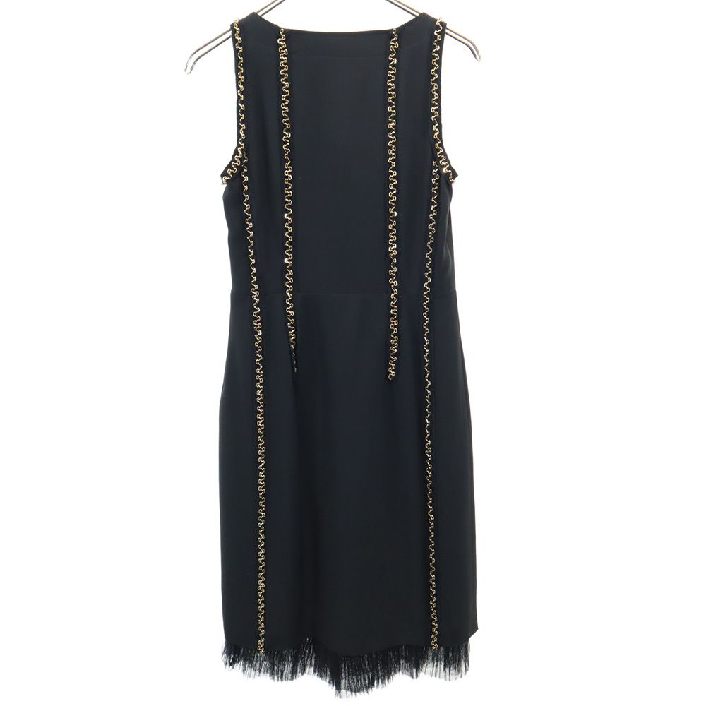 LOEWE Black Chain Midi Dress
