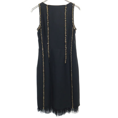 LOEWE Black Chain Midi Dress