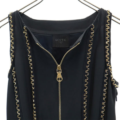LOEWE Black Chain Midi Dress