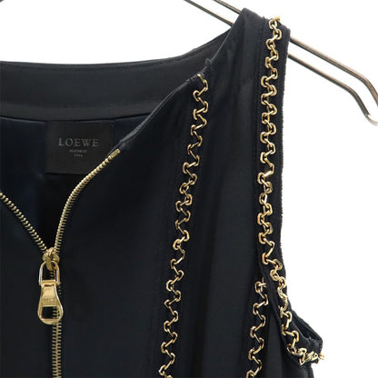 LOEWE Black Chain Midi Dress