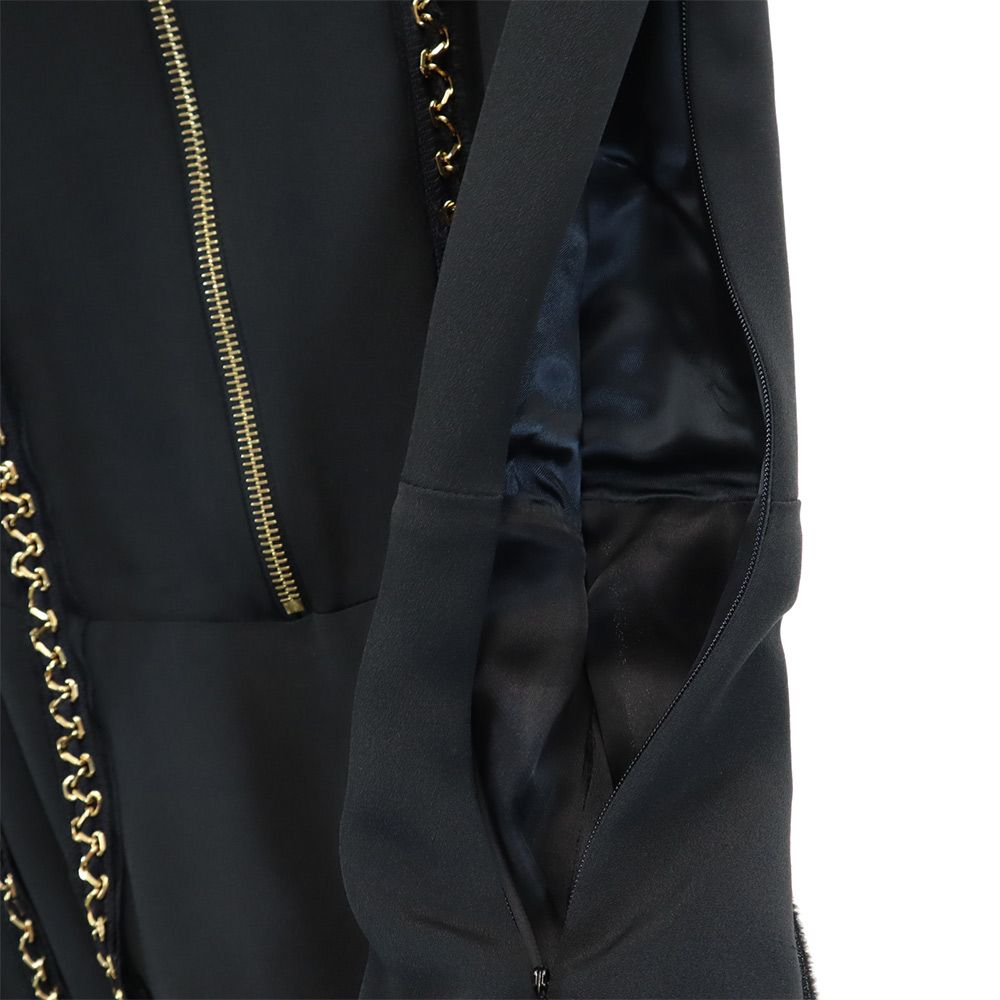 LOEWE Black Chain Midi Dress