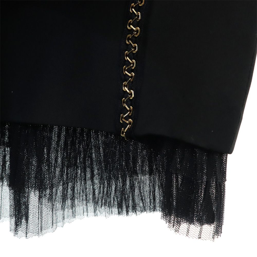 LOEWE Black Chain Midi Dress