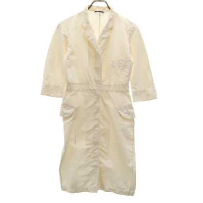 JIL SANDER Silk Blend 3/4 Sleeve Shirt Dress Size 36