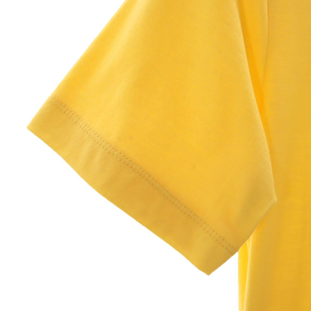 ISSEY MIYAKE Short Sleeve Long Dress Yellow Size 2