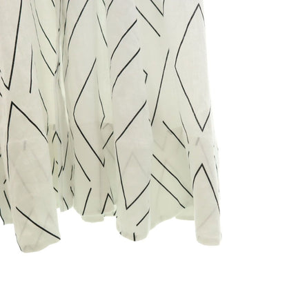 EQUIPMENT Linen Allover Print Sleeveless Dress White Size 2