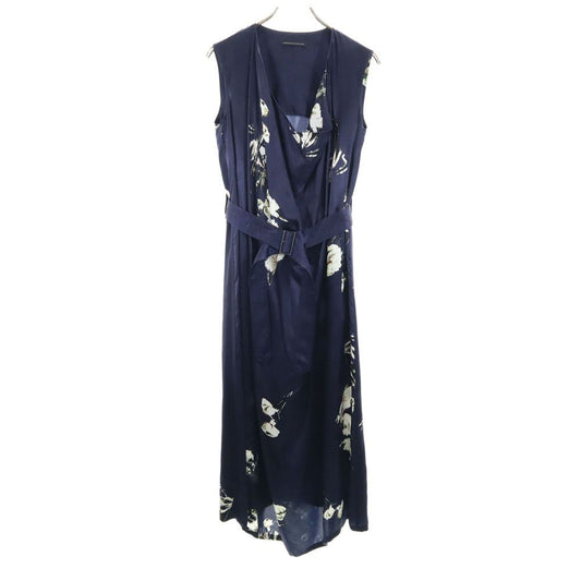 Y's Navy Sleeveless Maxi Dress Size 1
