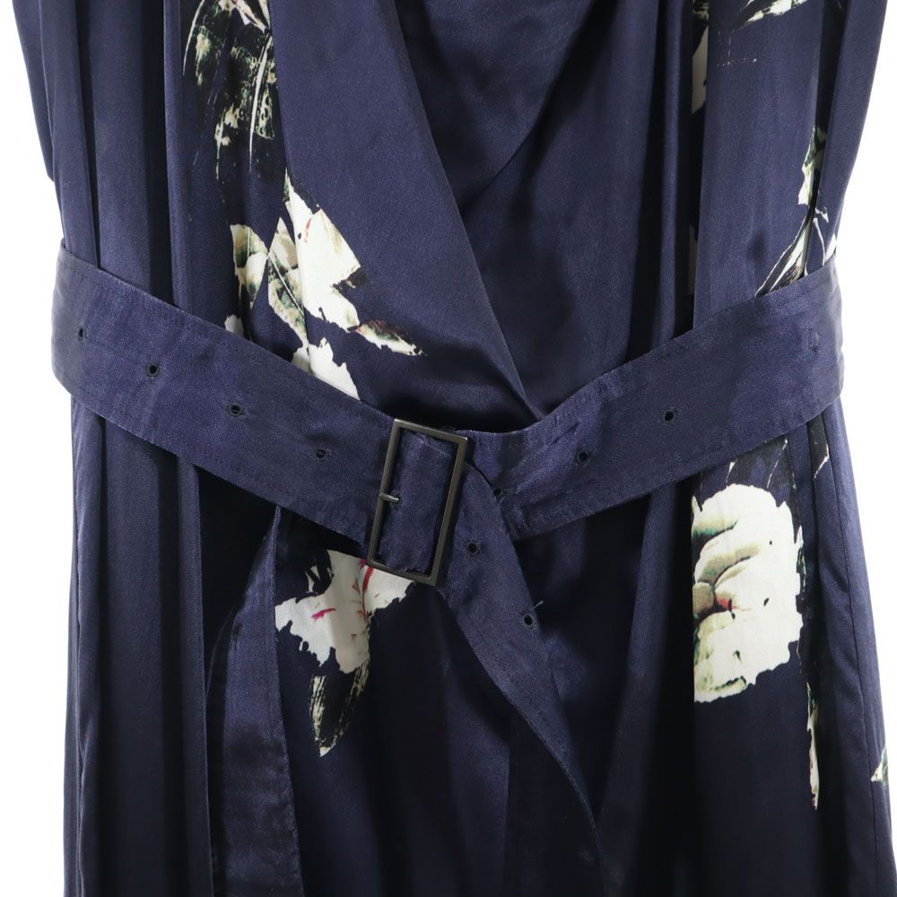 Y's Navy Sleeveless Maxi Dress Size 1