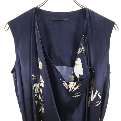 Y's Navy Sleeveless Maxi Dress Size 1