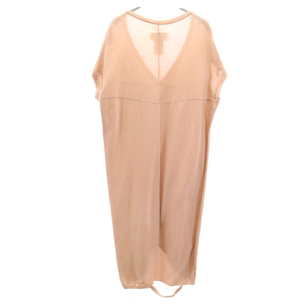 Maison Martin Margiela Sleeveless V-Neck Dress Pink Size S