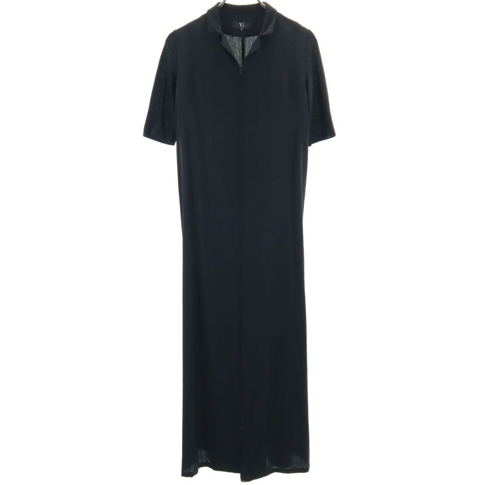 Y's 80s Made in Japan S/S Maxi Dress Black Size M