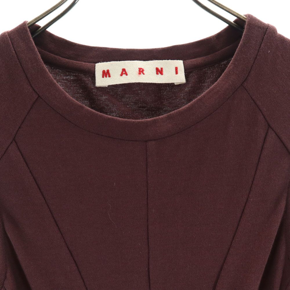 MARNI Italian Sleeveless Mini Dress Brown Size 38