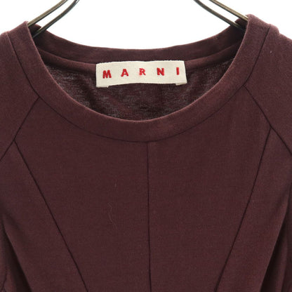 MARNI Italian Sleeveless Mini Dress Brown Size 38