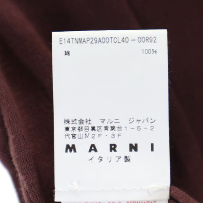 MARNI Italian Sleeveless Mini Dress Brown Size 38