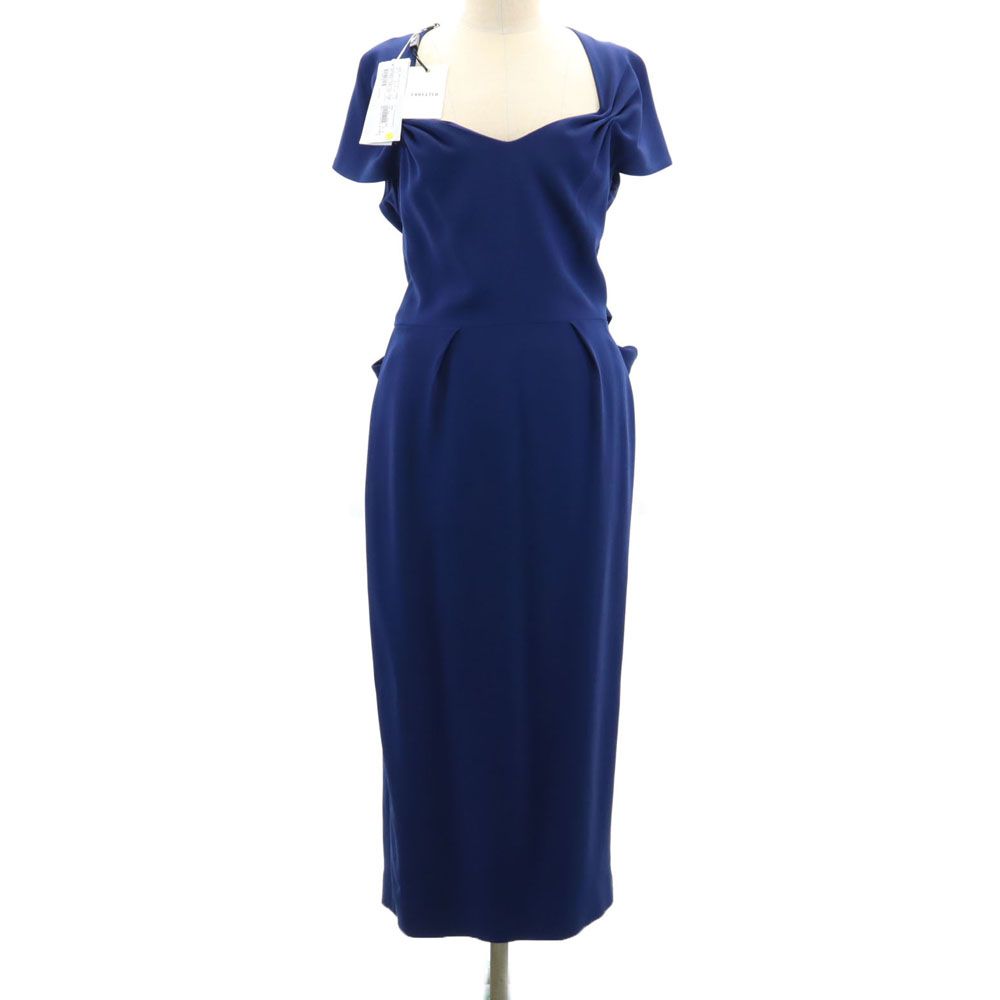 Stella McCartney Short Sleeve Back Zip Dress Blue Size 42