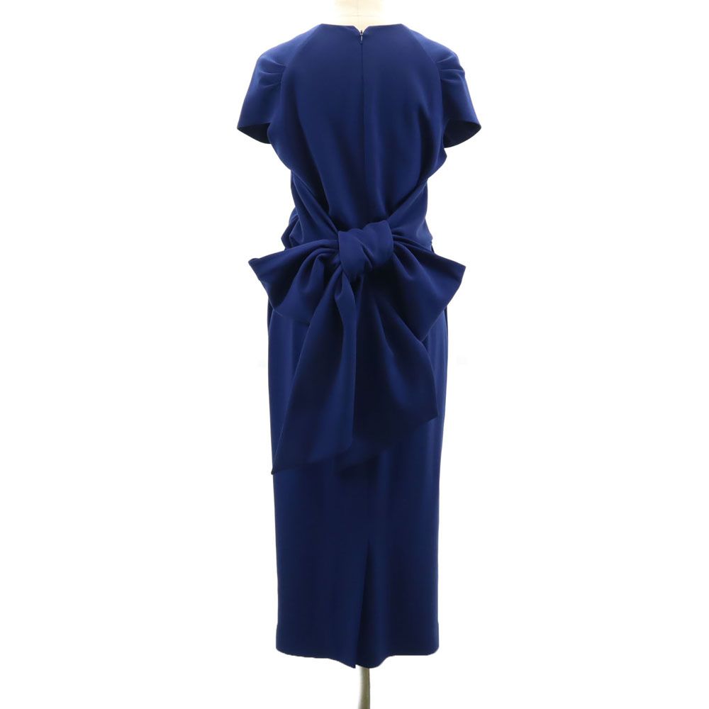 Stella McCartney Short Sleeve Back Zip Dress Blue Size 42