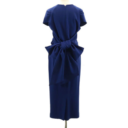 Stella McCartney Short Sleeve Back Zip Dress Blue Size 42