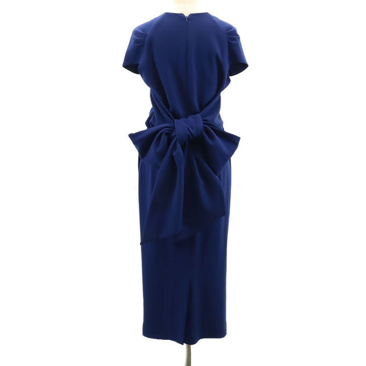 Stella McCartney Short Sleeve Back Zip Dress Blue Size 42