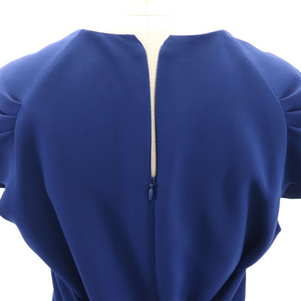 Stella McCartney Short Sleeve Back Zip Dress Blue Size 42