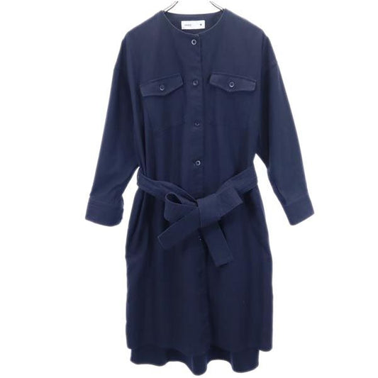 CONVERSE Collarless Lightweight Dress Navy