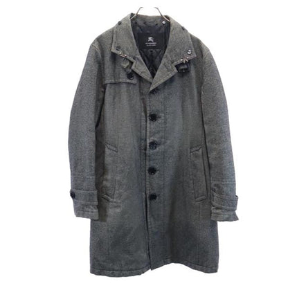 BURBERRY BLACK LABEL Quilted Lining Trench Coat Gray Size L
