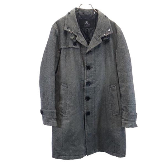 BURBERRY BLACK LABEL Quilted Lining Trench Coat Gray Size L