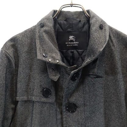 BURBERRY BLACK LABEL Quilted Lining Trench Coat Gray Size L