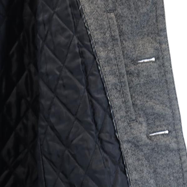 BURBERRY BLACK LABEL Quilted Lining Trench Coat Gray Size L
